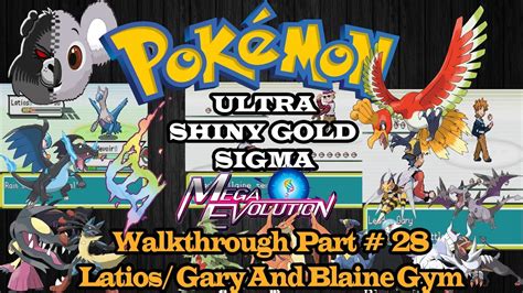 pokemon ultra shiny gold sigma walkthrough|ultra shiny gold sigma guide.